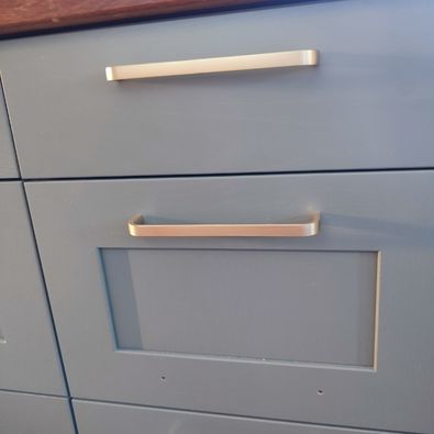 Cuisine Adèle vert régiment Ikea Faktum