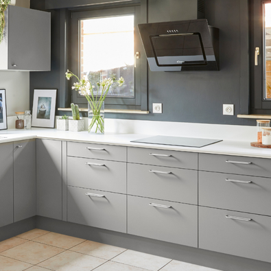 cuisine avec façade grise RYK