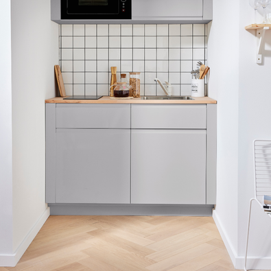 cuisine avec façade grise RYK