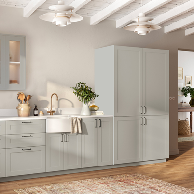 cuisine avec façade grise RYK