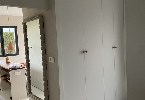 dressing peint en couleur minérale