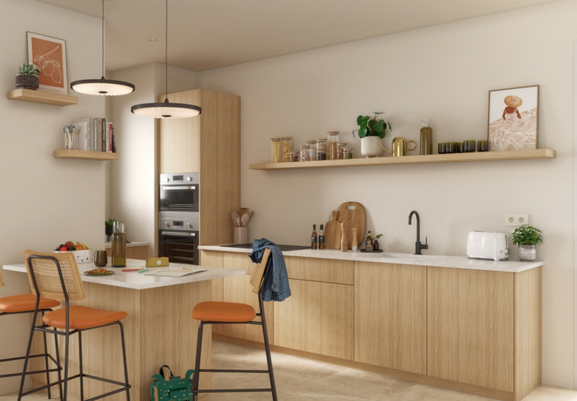 Ambiance cuisine en bois